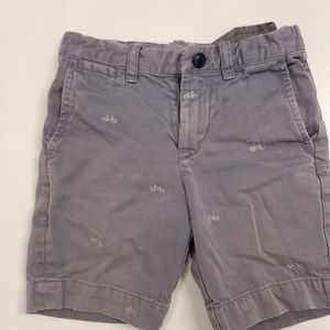 Crew Cuts boys size 5 shorts—bike embroidered